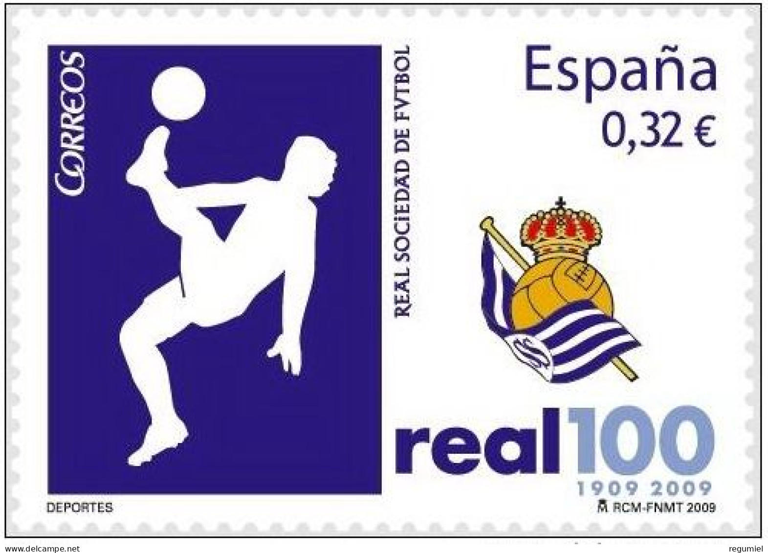 España 4504 ** Real Sociedad. 2009 - Ungebraucht