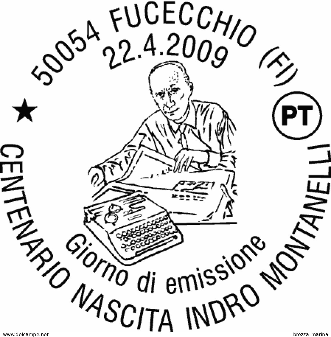 ITALIA - Usato - 2009 - Centenario Della Nascita Di Indro Montanelli - Ritratto - 0.60 - 2001-10: Usati