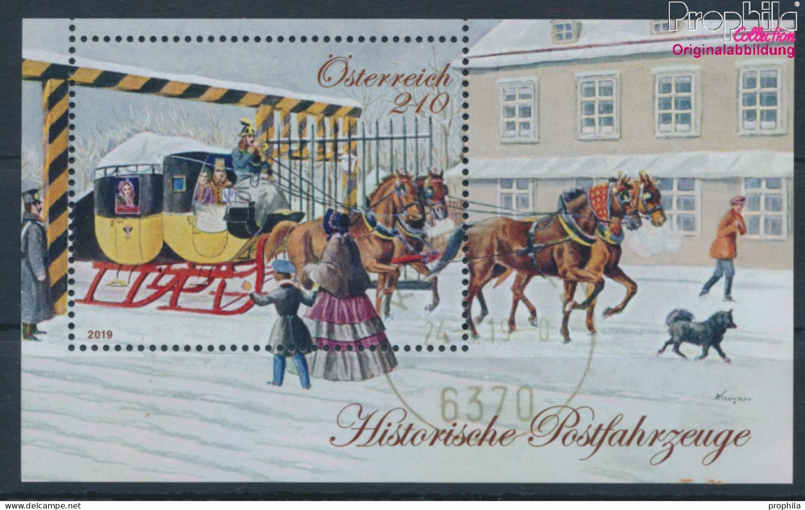 Österreich Block107 (kompl.Ausg.) Gestempelt 2019 Postfahrzeuge (10404338 - Used Stamps