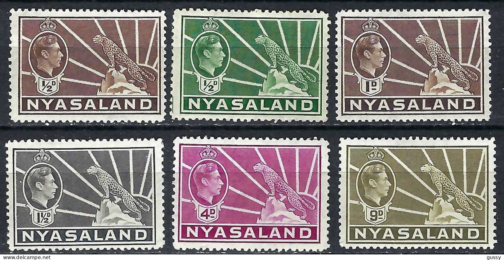 NYASSALAND Ca.1945: Lot De Neufs* - Nyassaland (1907-1953)