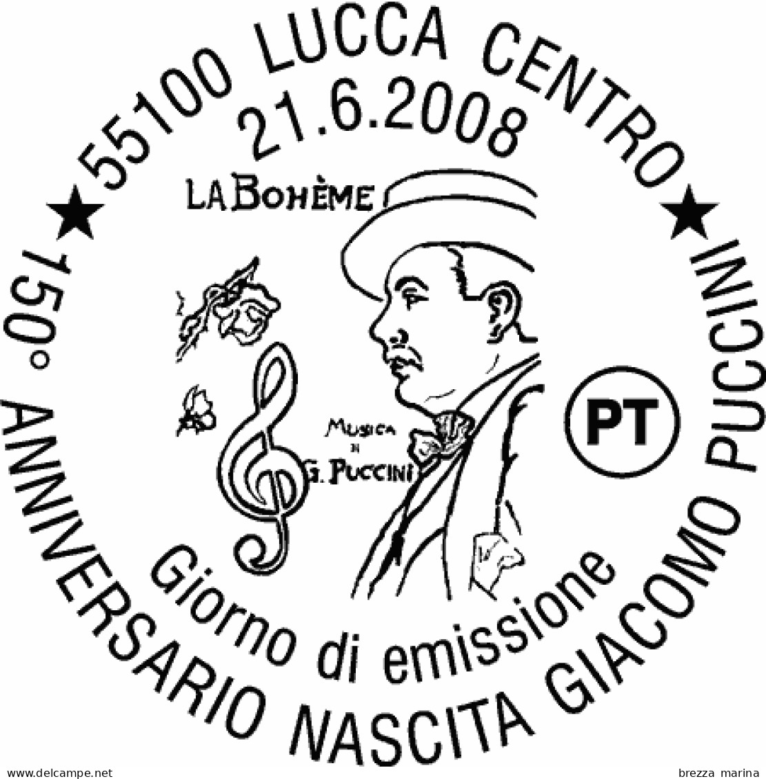 ITALIA - Usato - 2008 - 150º Anniversario Della Nascita Di Giacomo Puccini - La Boheme - 1.50 - 2001-10: Used