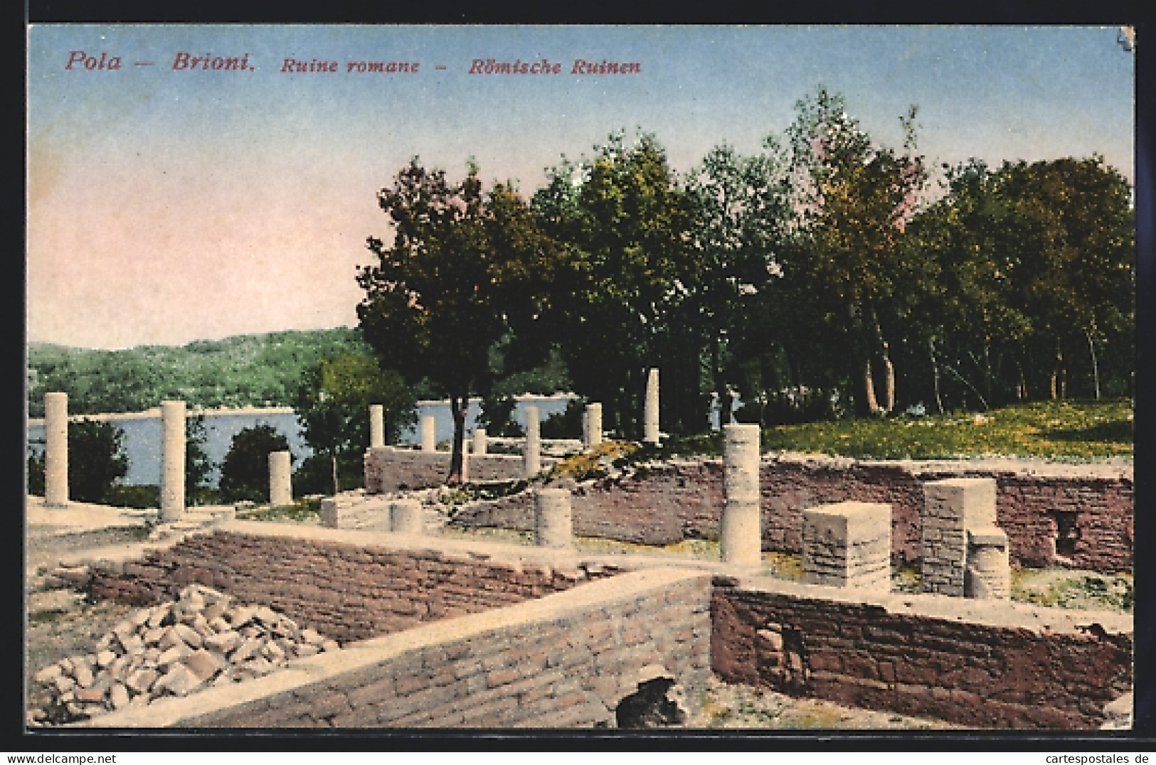AK Pola-Brioni, Ruine Romane / Römische Ruinen  - Kroatien