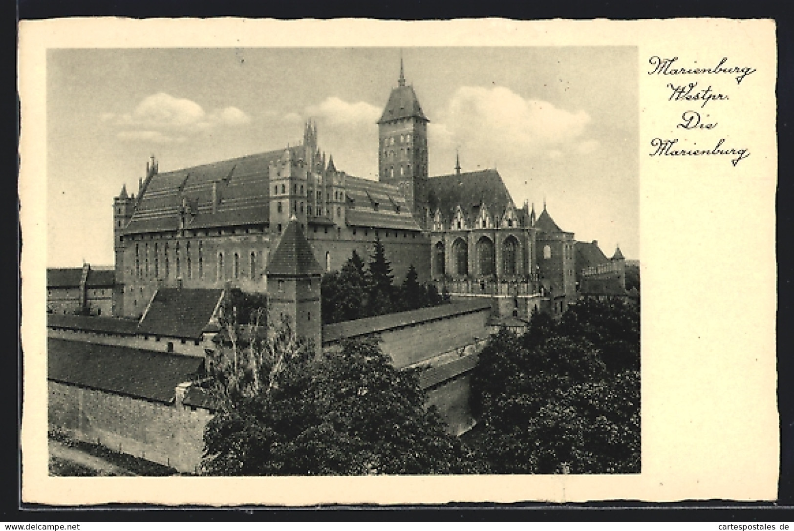 AK Marienburg /Westpr., Die Marienburg  - Westpreussen