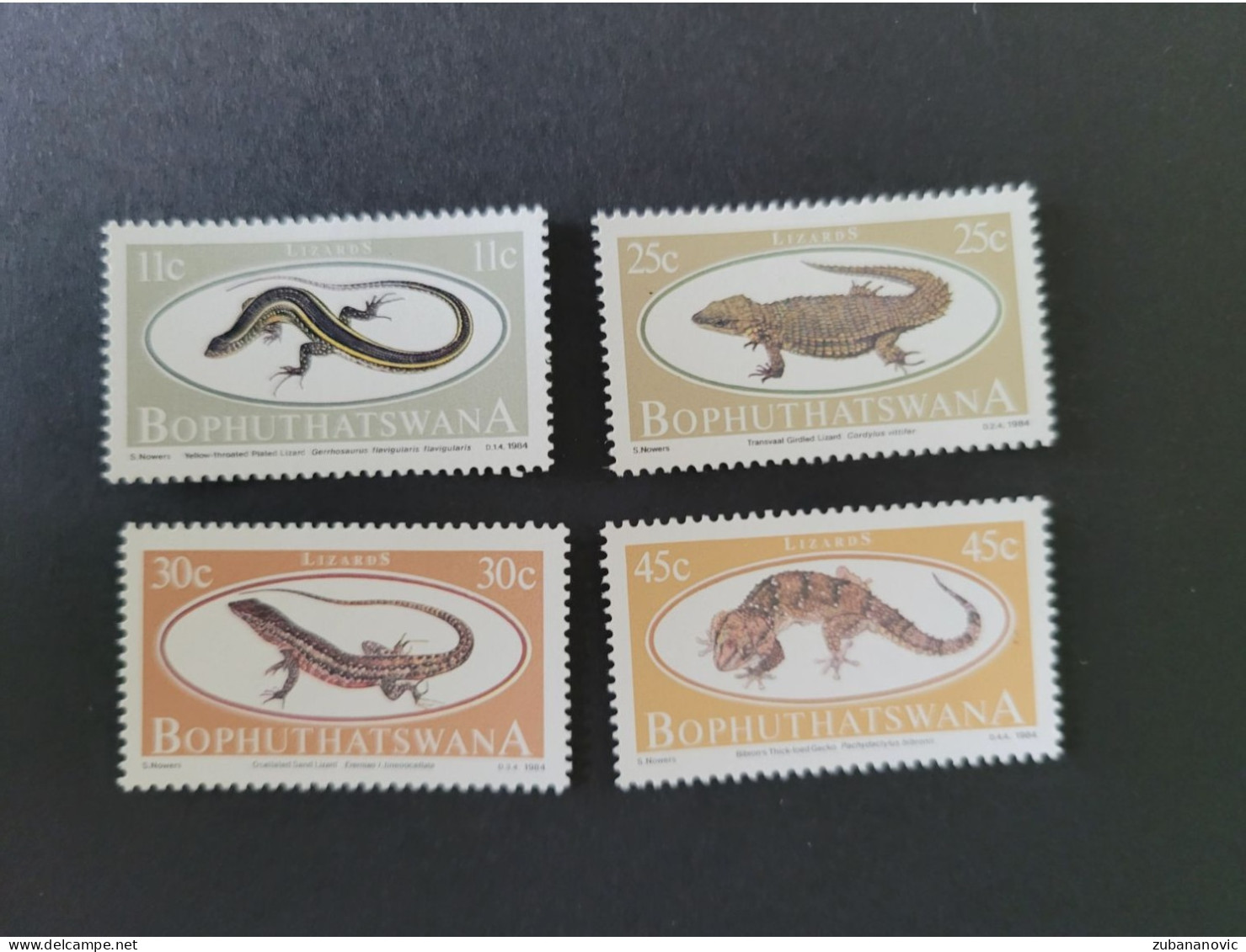 Bophuthatswana 1984 Reptiles - Sonstige & Ohne Zuordnung