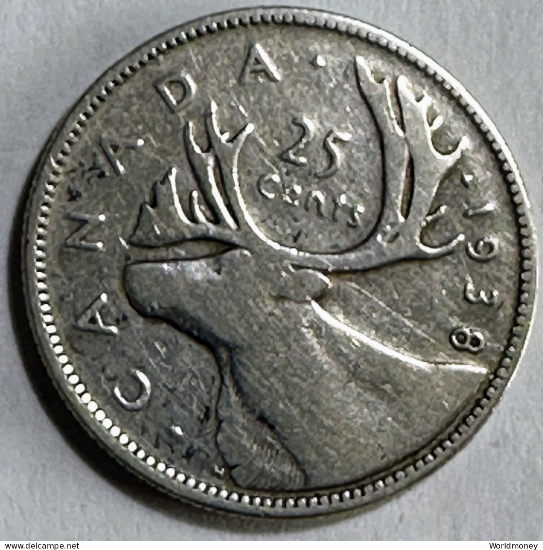 Canada 25 Cents 1938 (Silver) - Canada