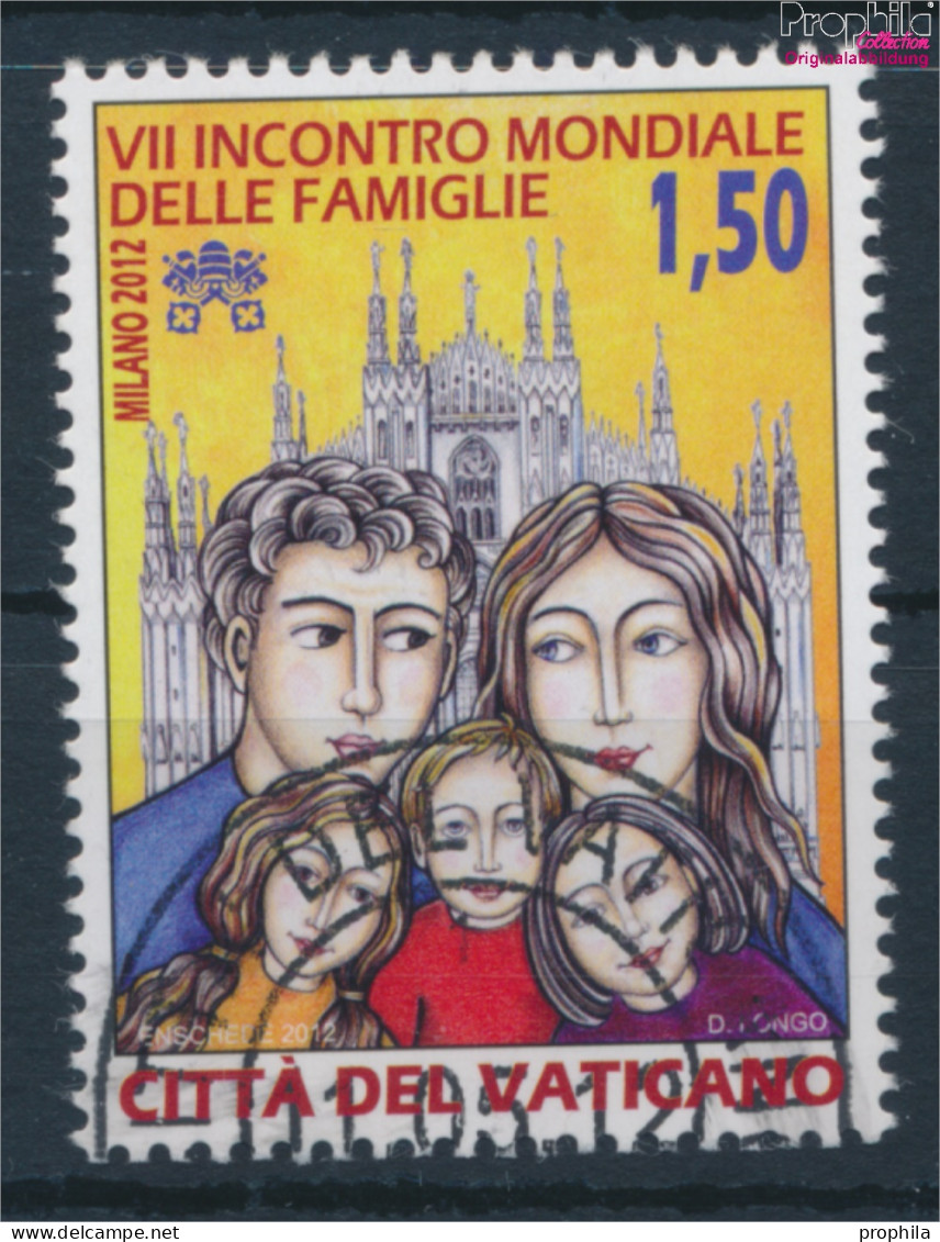 Vatikanstadt 1742 (kompl.Ausg.) Gestempelt 2012 Weltfamilientreffen (10406015 - Used Stamps