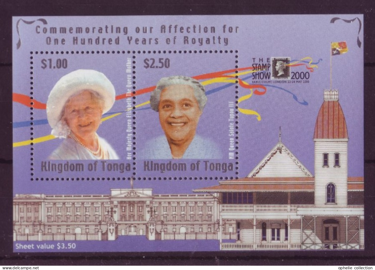 Océanie - Tonga - BLF - Commemorating Our Affection For One Hundred Years Of Royalty - 7194 - Tonga (1970-...)