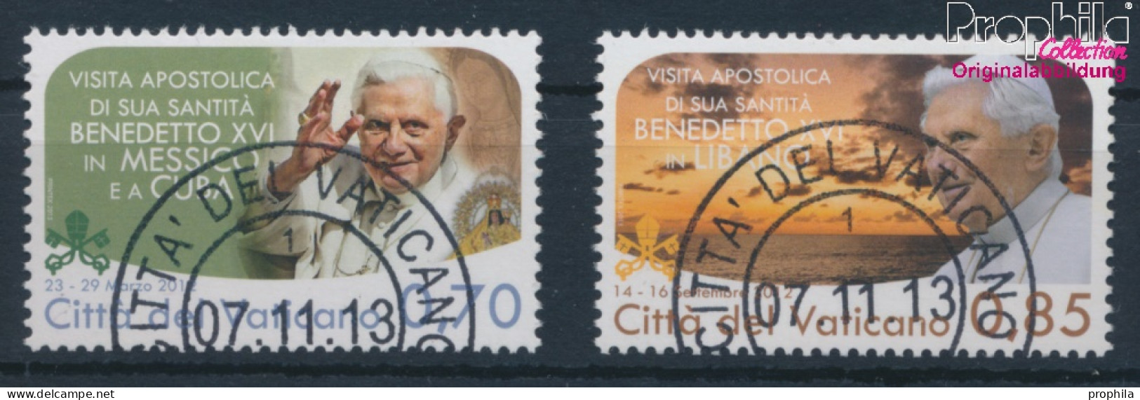 Vatikanstadt 1790-1791 (kompl.Ausg.) Gestempelt 2013 Reisen (10406006 - Used Stamps