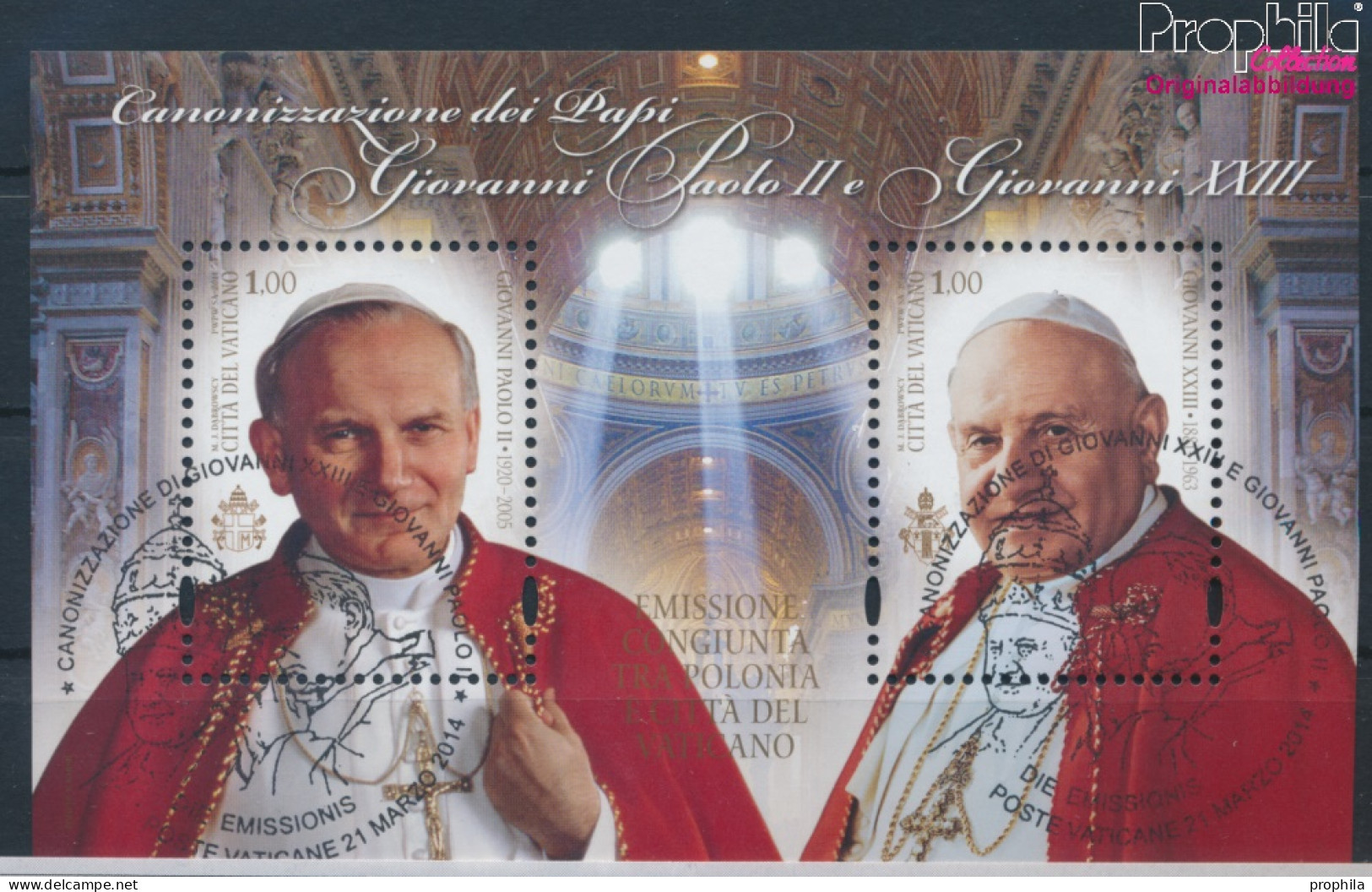 Vatikanstadt Block43 (kompl.Ausg.) Gestempelt 2014 Johannes (10406002 - Oblitérés
