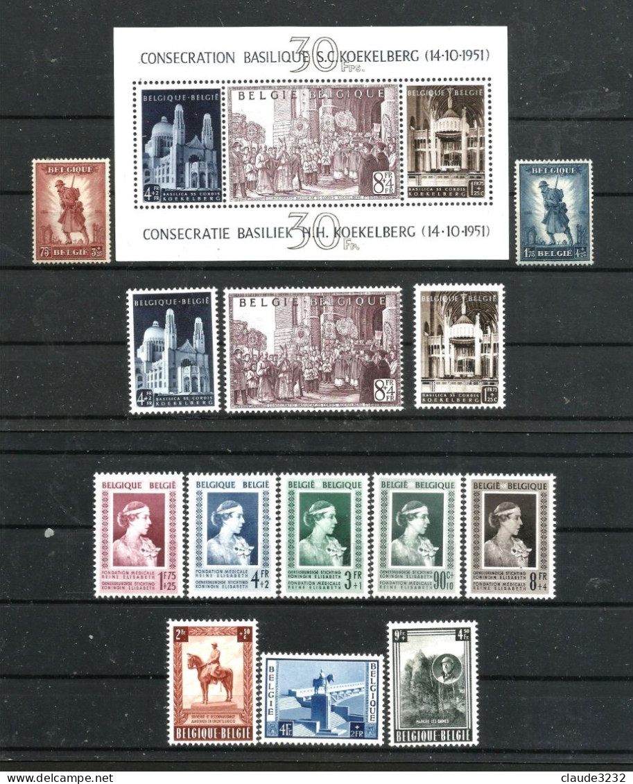 3.Belgique : Timbres Neufs** - Collections