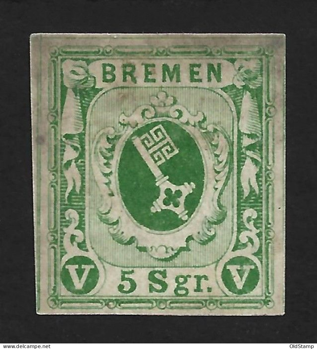 BREMEN 1859 Mi.# 4 5Sgr Mint (*) / Allemagne Alemania Altdeutschland Old Germany States - Brême