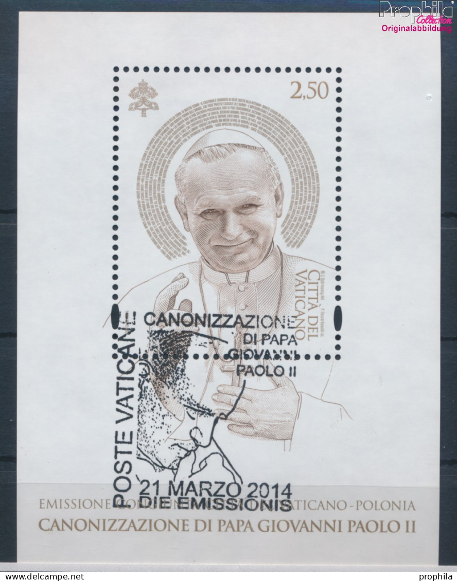 Vatikanstadt Block45 (kompl.Ausg.) Gestempelt 2014 Johannes Paul (10405999 - Gebraucht