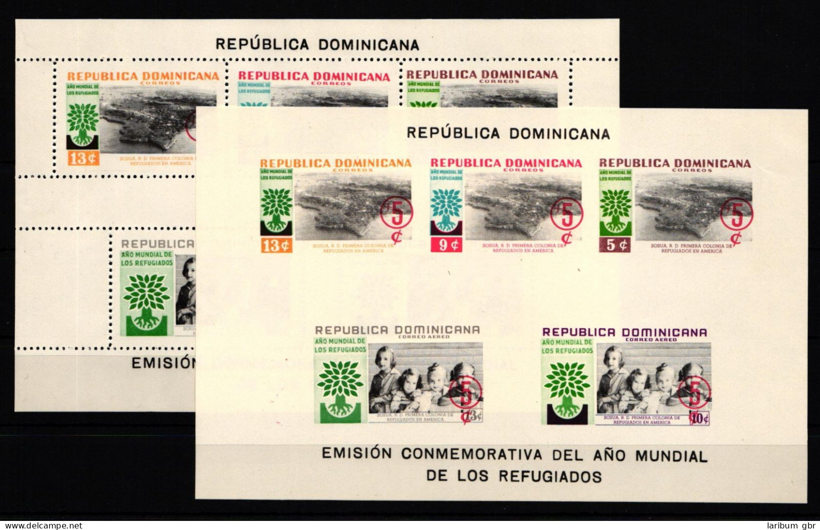 Dominikanische Republik Block 24A Und Block 24B Postfrisch #HZ484 - Dominikanische Rep.