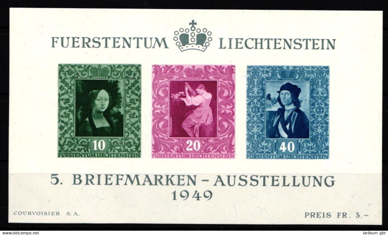 Liechtenstein Block 5 Postfrisch #HZ416 - Other & Unclassified