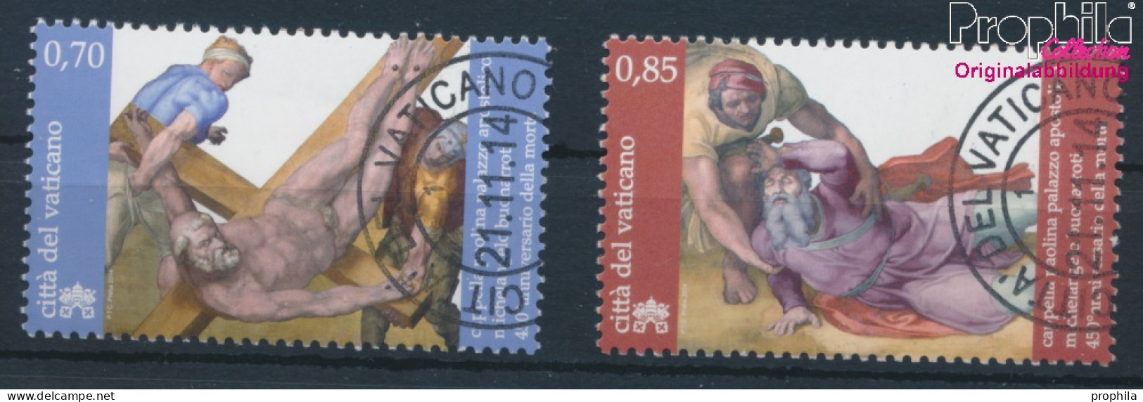 Vatikanstadt 1824-1825 (kompl.Ausg.) Gestempelt 2014 Michelangelo (10405987 - Gebraucht