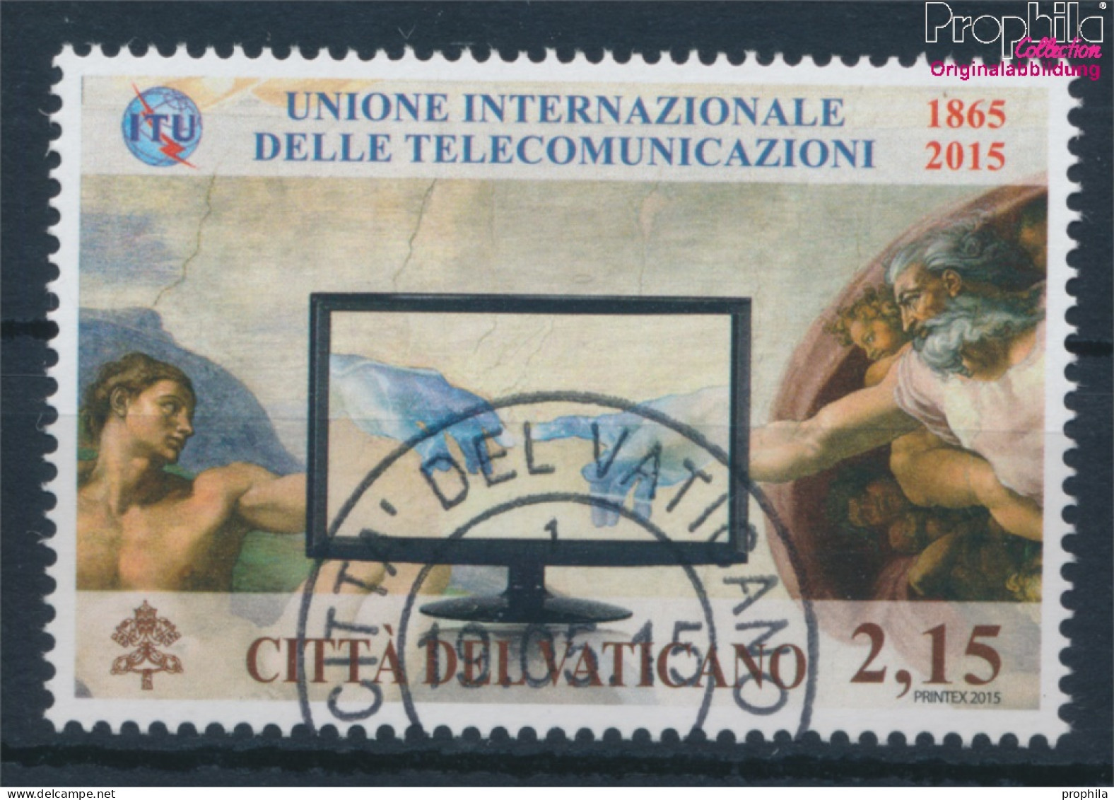 Vatikanstadt 1837 (kompl.Ausg.) Gestempelt 2015 ITU (10405981 - Oblitérés
