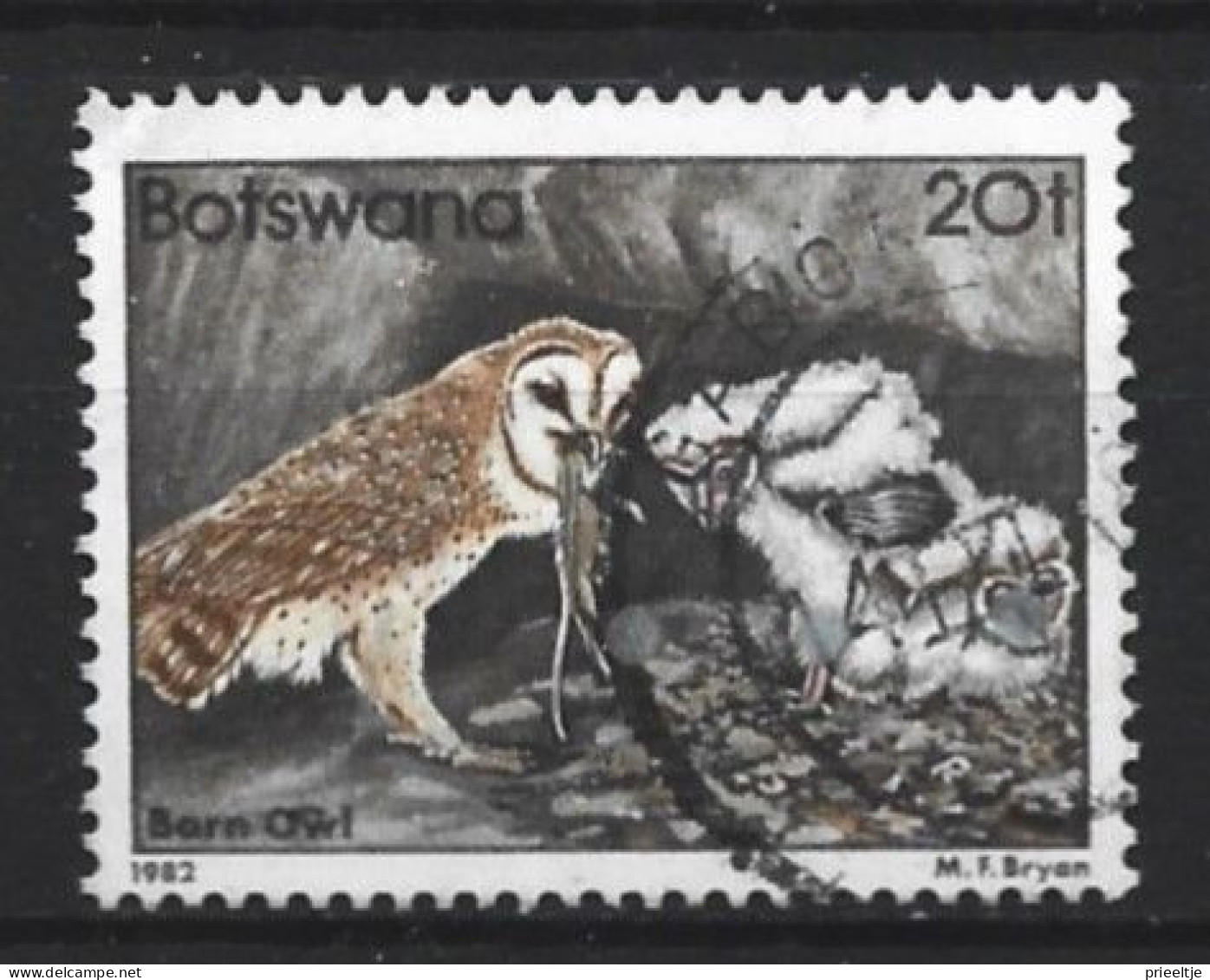 Botswana 1982 Bird  Y.T. 461 (0) - Botswana (1966-...)