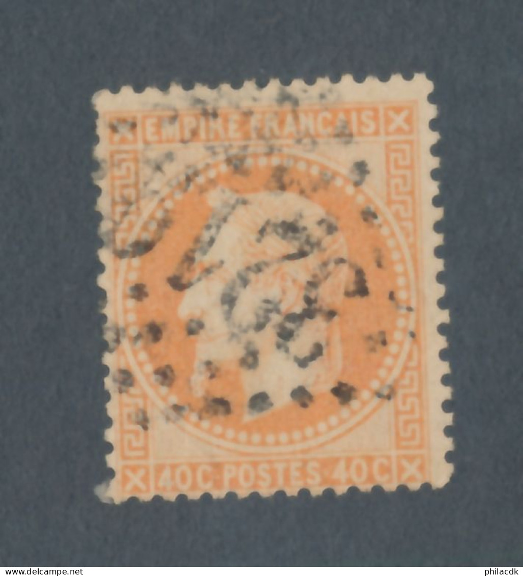 FRANCE - N° 31 OBLITERE AVEC GC 3219 ROUEN - COTE : 25€ - 1868 - 1863-1870 Napoléon III Lauré