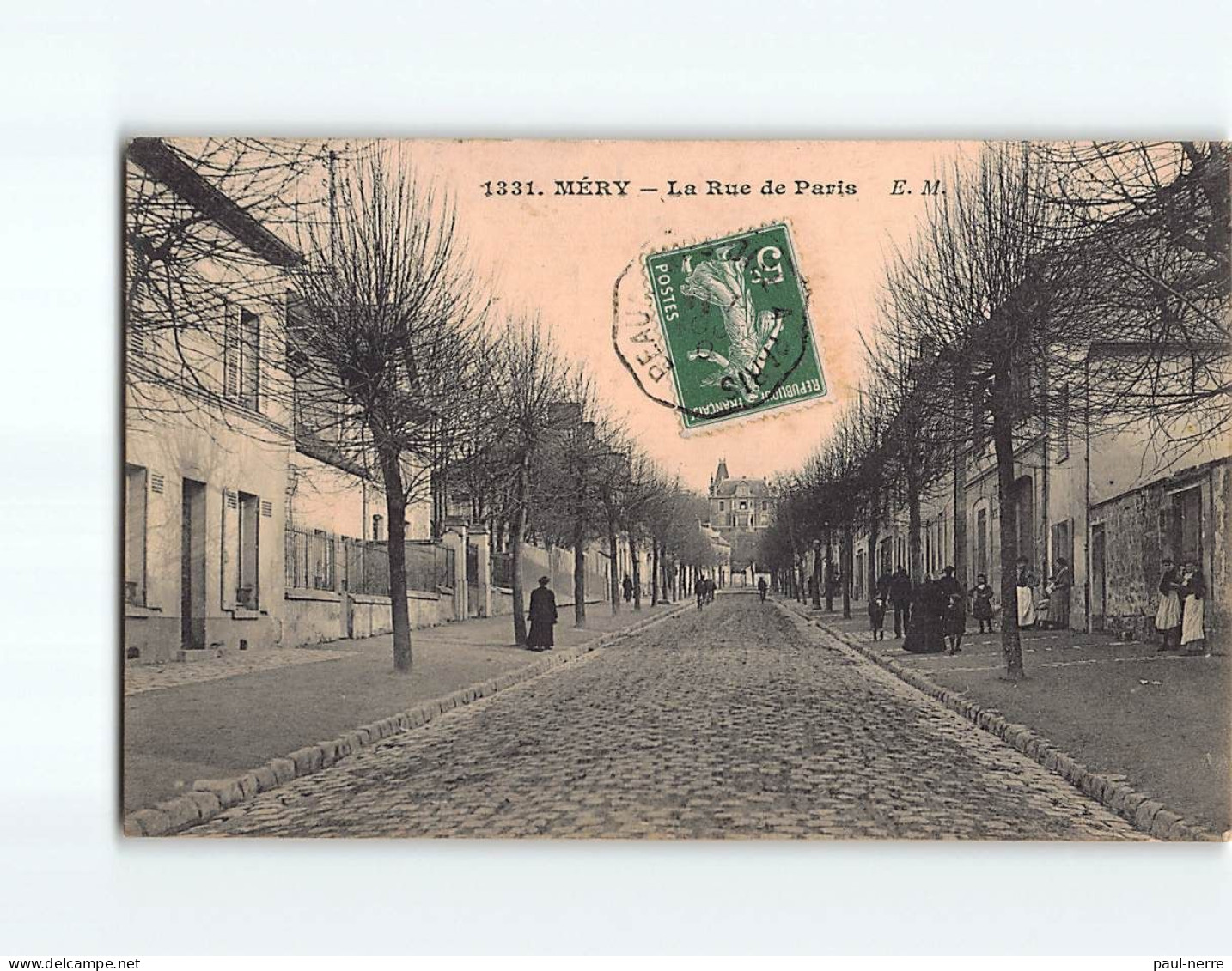 MERY : La Rue De Paris - Très Bon état - Mery Sur Oise