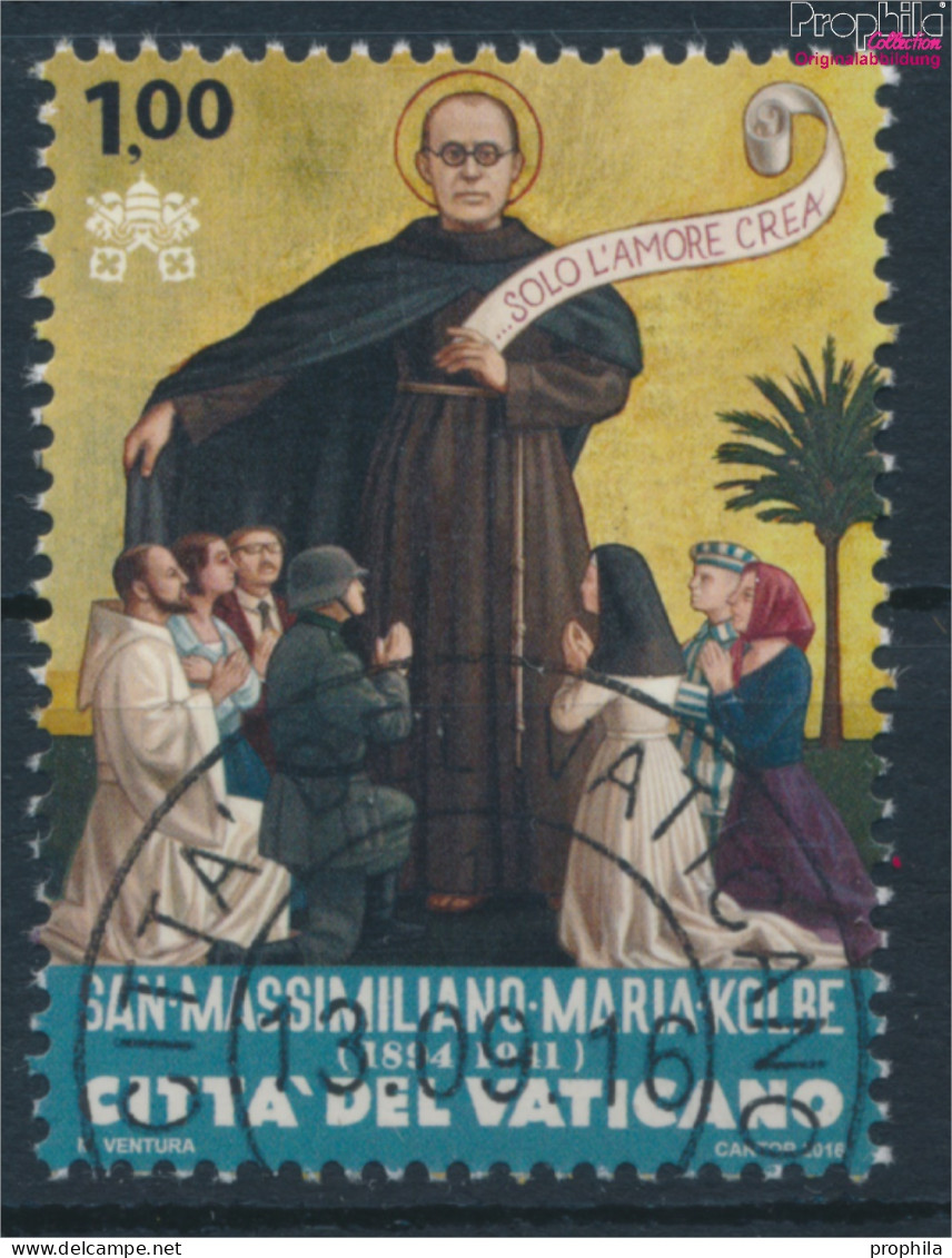Vatikanstadt 1878 (kompl.Ausg.) Gestempelt 2016 Maximilian Kolbe (10405962 - Oblitérés