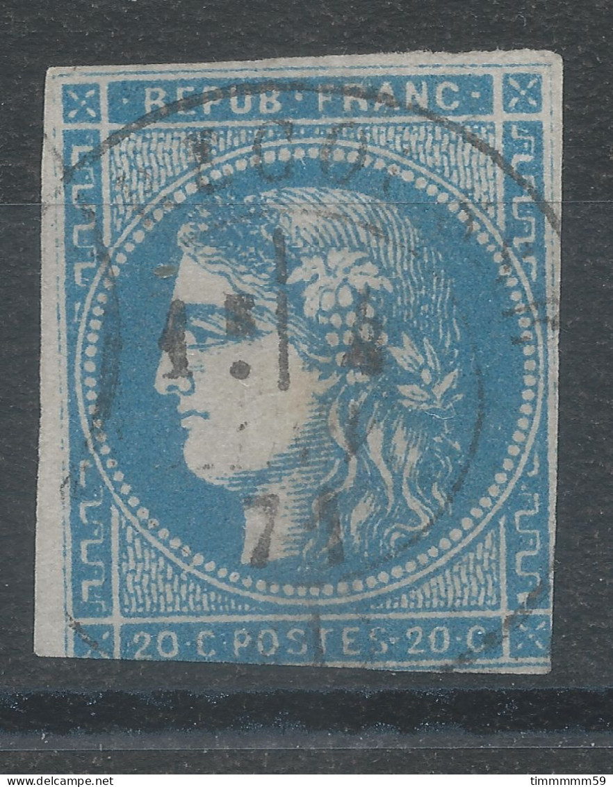 Lot N°83145   N°44-45 Ou 46, Oblitéré Cachet à Date De La Recousse, Pas-de-Calais (61), Indice 8 - 1870 Bordeaux Printing