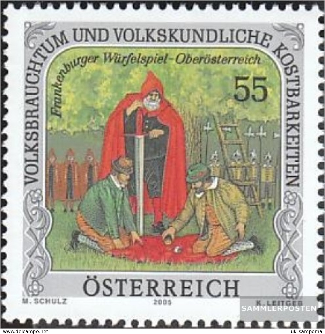 Austria 2543 (complete Issue) Unmounted Mint / Never Hinged 2005 Folklore - Unused Stamps