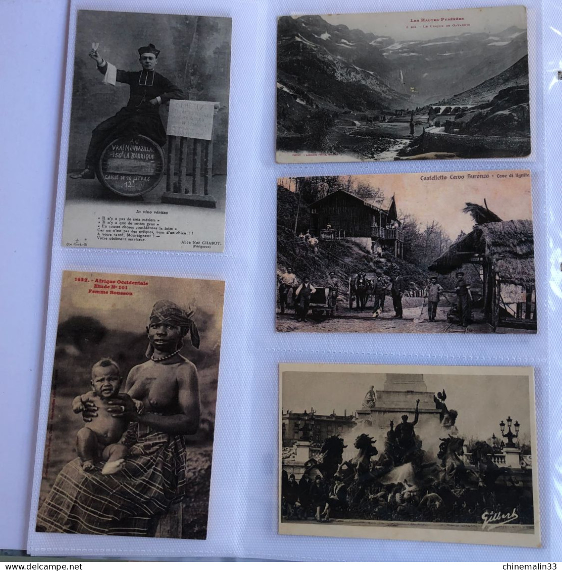 ALBUM DE 300 CARTES POSTALES DE 1905 a 1980
