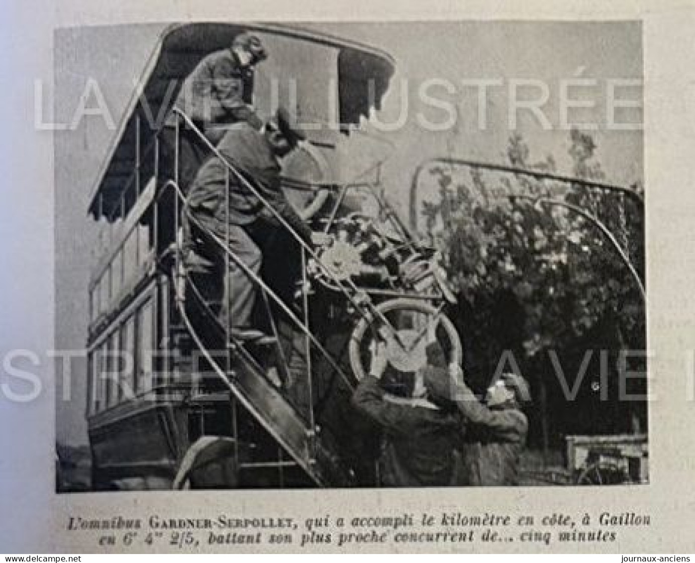 1905 COURSE AUTOMOBILE - LE KILOMETRE DE COTE DE GAILLON - COUPE DE COMPIÉGNE - DOURDAN - VANDERBILT - LA VIE ILLUSTRÉE