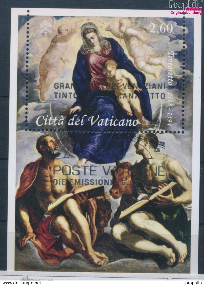 Vatikanstadt Block57 (kompl.Ausg.) Gestempelt 2018 Bedeutende Venezianische Maler (10405931 - Gebraucht