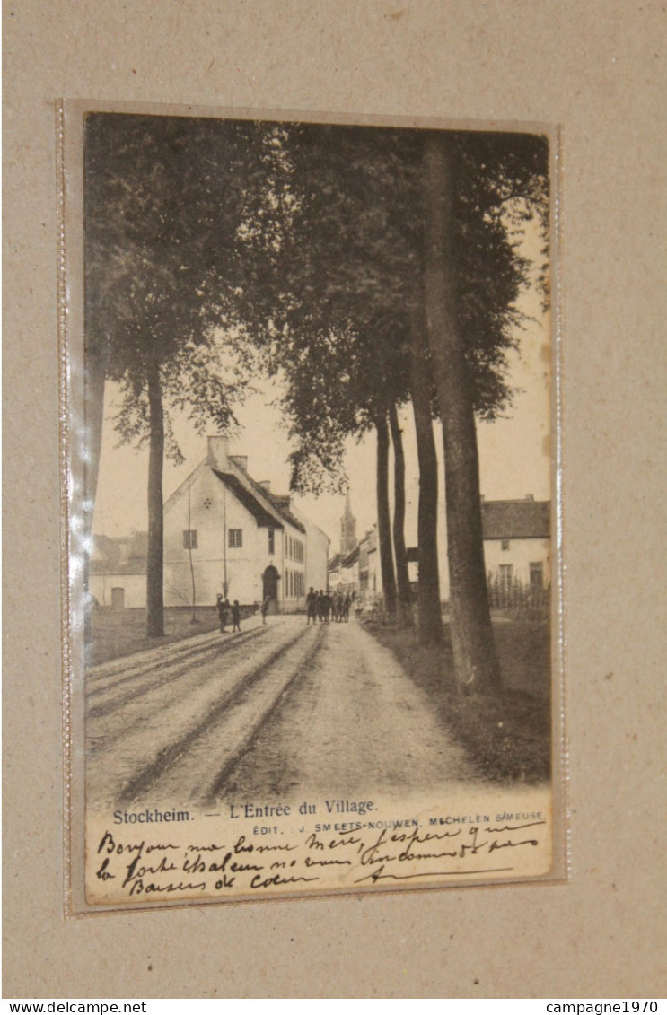 CPA - STOCKHEIM STOKKEM ( DILSEN MAASMECHELEN ) - ENTREE DU VILLAGE ( 1908 ) - Dilsen-Stokkem