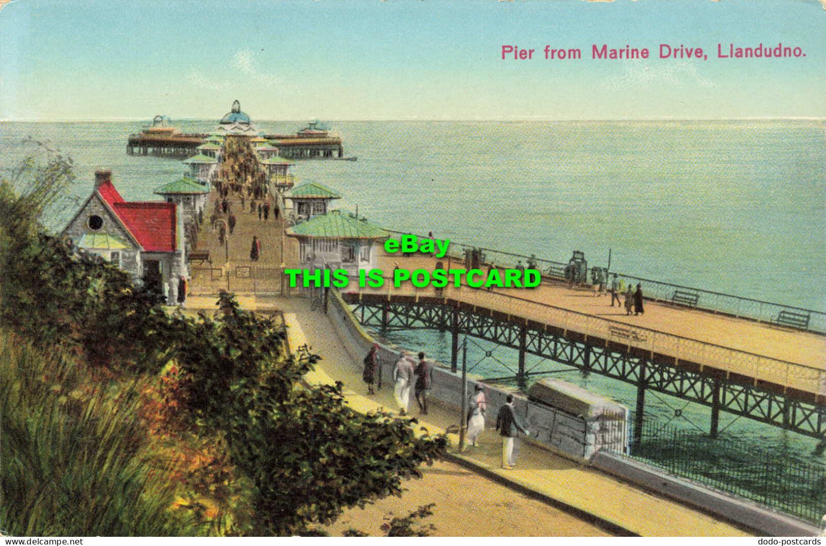 R598980 Llandudno. Pier From Marine Drive - Monde