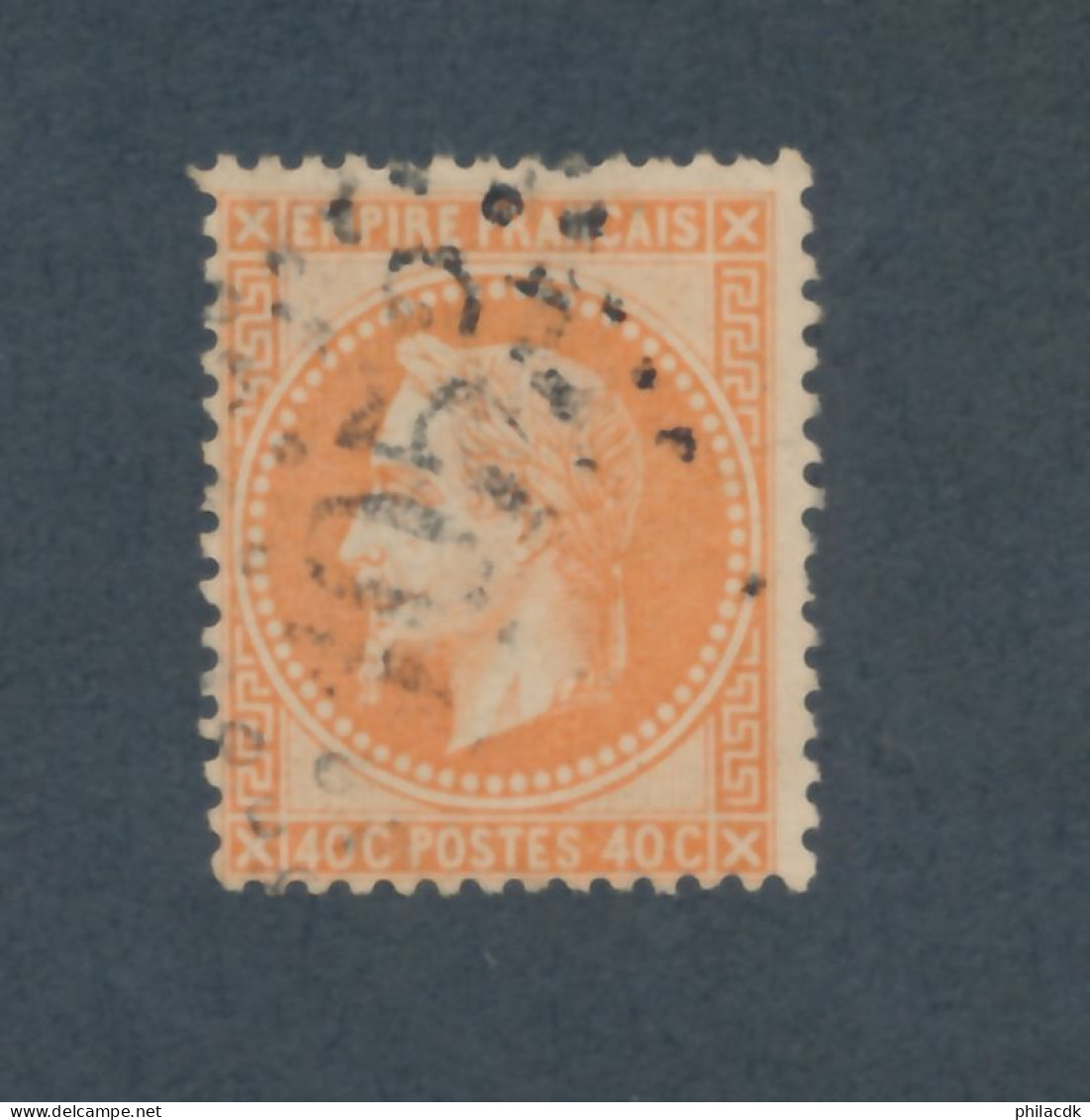 FRANCE - N° 31 OBLITERE AVEC GC 1053 CLERMONT FERRAND - COTE : 25€ - 1868 - 1863-1870 Napoléon III Lauré