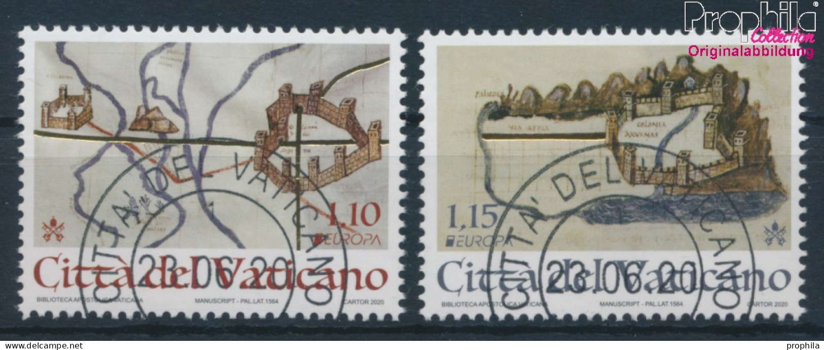 Vatikanstadt 1995-1996 (kompl.Ausg.) Gestempelt 2020 Historische Postrouten (10405902 - Gebruikt