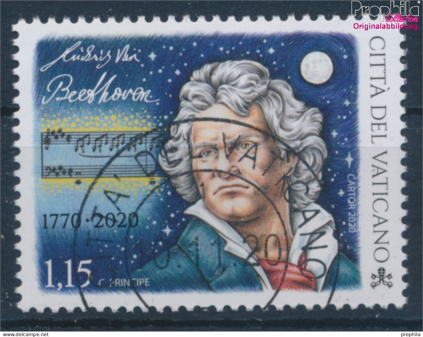 Vatikanstadt 2011 (kompl.Ausg.) Gestempelt 2020 Ludwig Van Beethoven (10405894 - Oblitérés