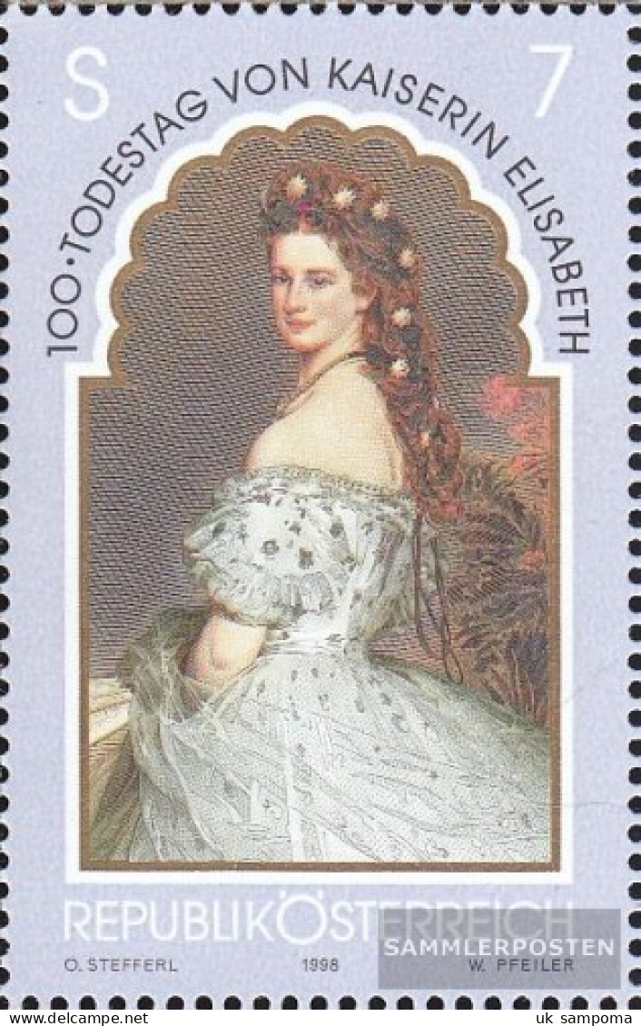 Austria 2265 (complete Issue) Unmounted Mint / Never Hinged 1998 Sisi - Empress Elizabeth - Nuovi