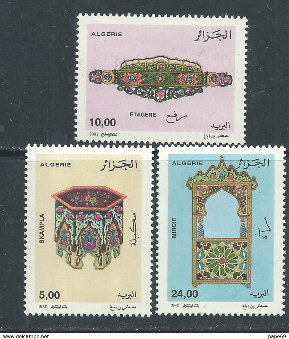 Algérie N ° 1273 / 75 XX Patrimoine Traditionnel, La Série Des 3 Valeurs Sans Charnière, TB - Algeria (1962-...)