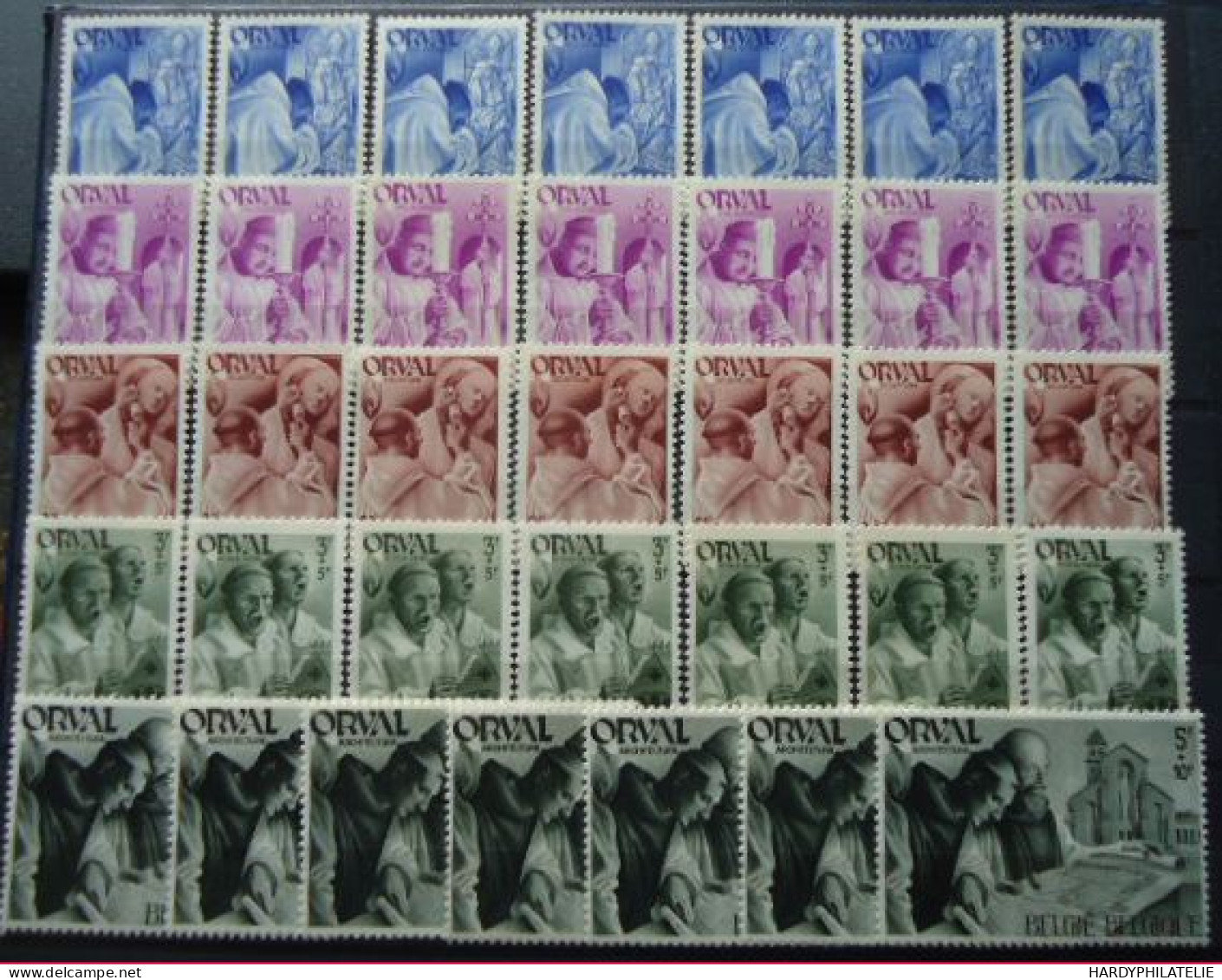 BELGIQUE N°556/567 7 Séries MNH** - Unused Stamps