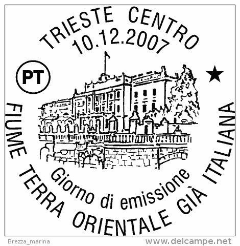 ITALIA - Usato - 2007 - Città Di Fiume - Palazzo Del Governatore, A Fiume - 0,65 € - 2001-10: Afgestempeld