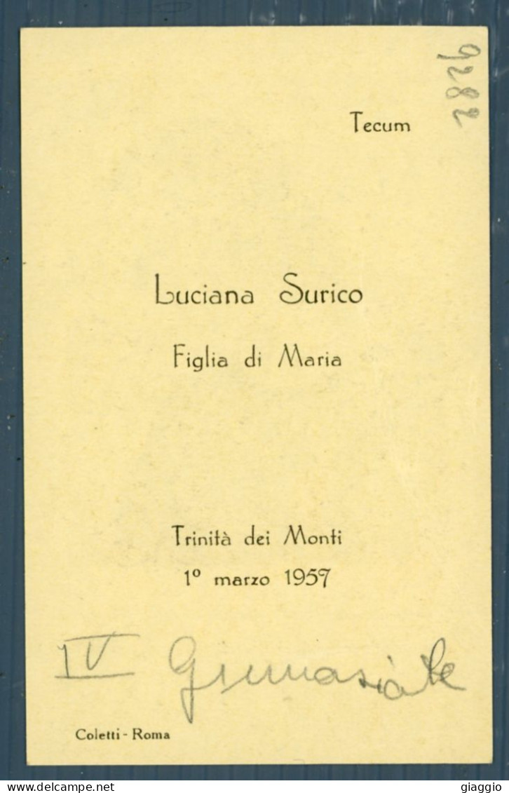 °°° Santino N. 9282 - Luciana Surico Figlia Di Maria - Trinità Dei Monti °°° - Religion & Esotérisme