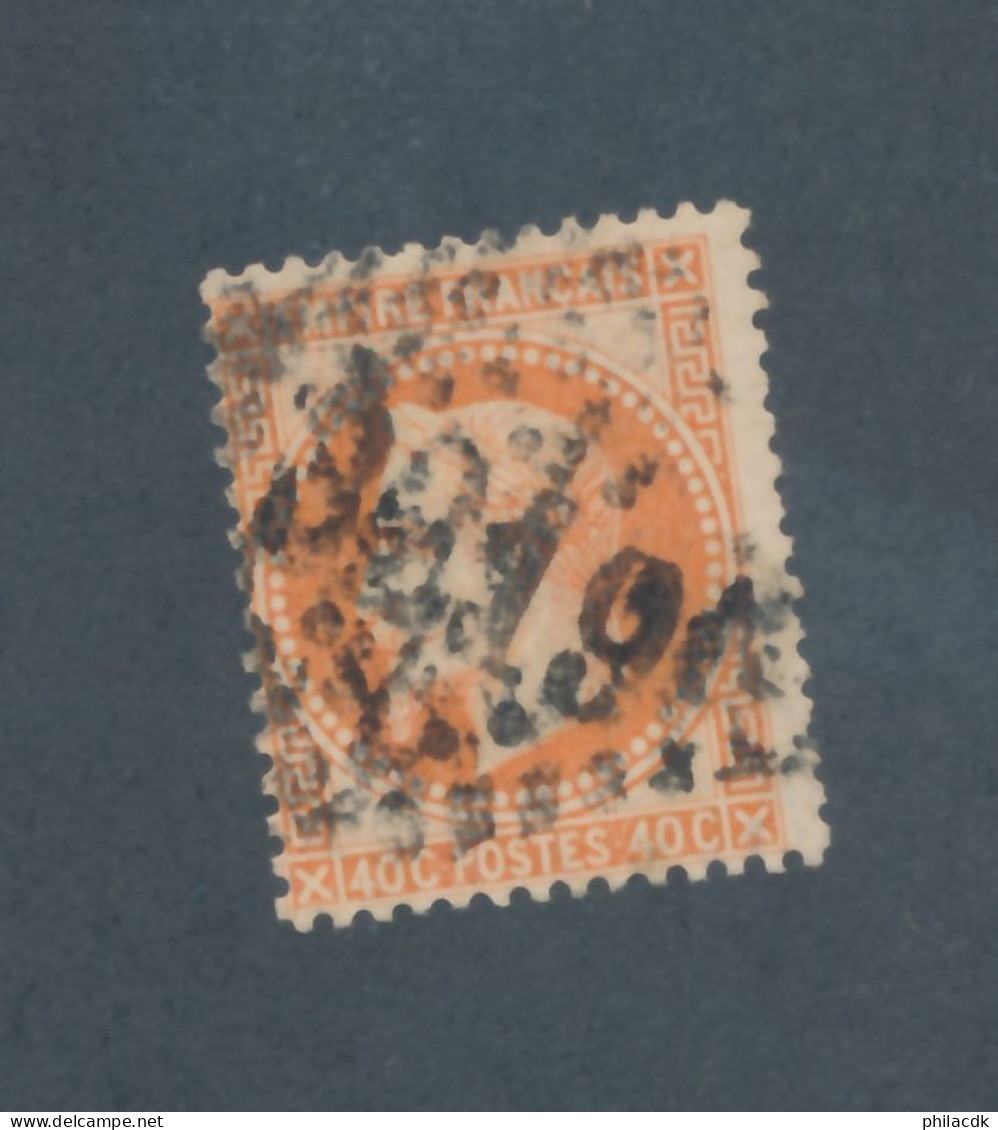 FRANCE - N° 31 OBLITERE AVEC GC 3219 ROUEN - COTE : 25€ - 1868 - 1863-1870 Napoleone III Con Gli Allori