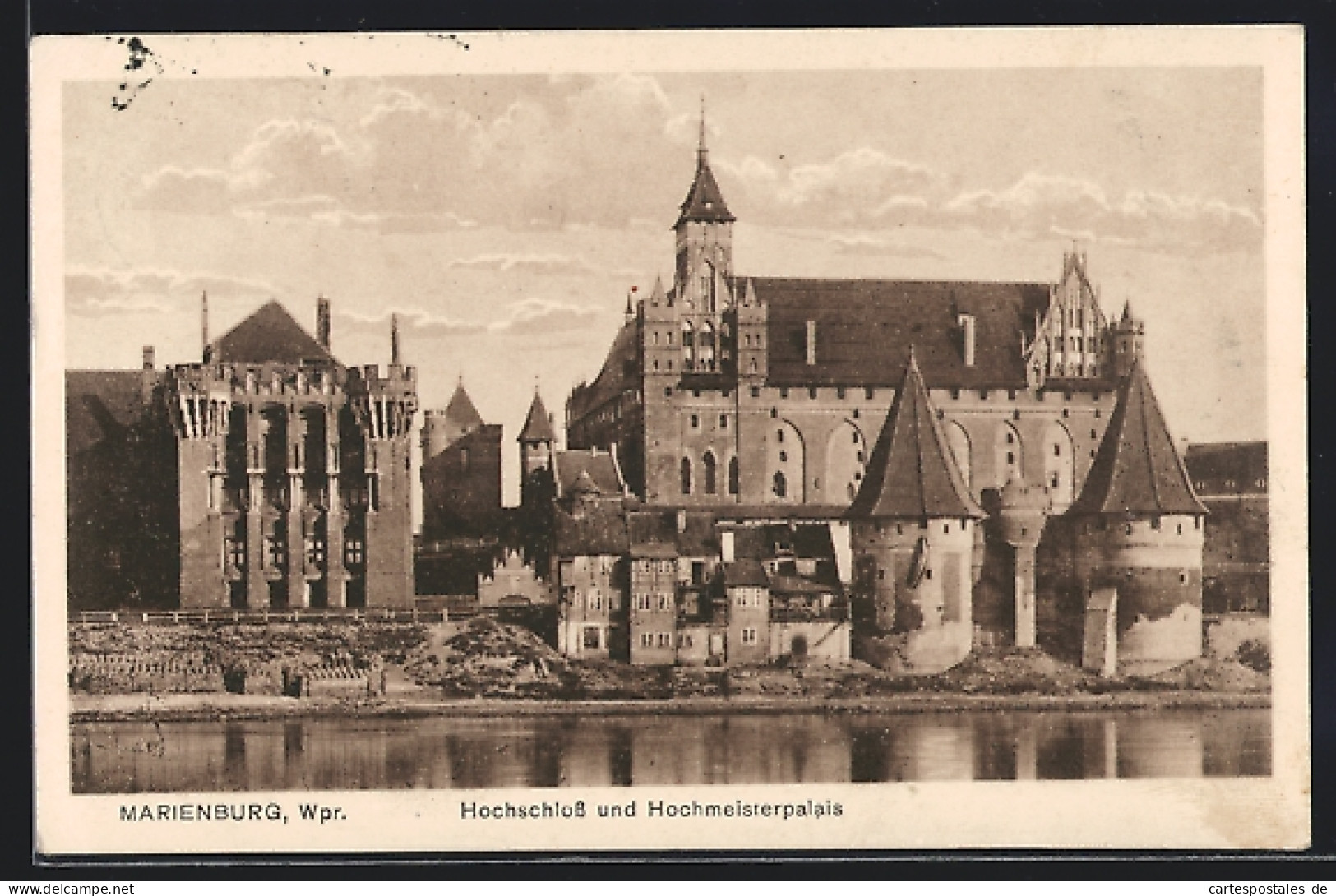 AK Marienburg, Hochschloss Und Hochmeisterpalais  - Westpreussen