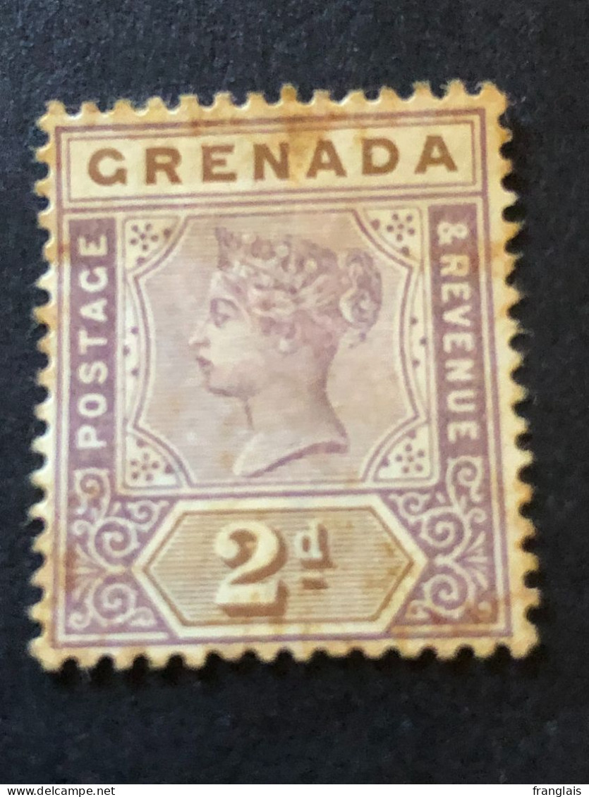 GRENADA  SG 50  2d Mauve And Brown  MH* Some Toning - Grenade (...-1974)