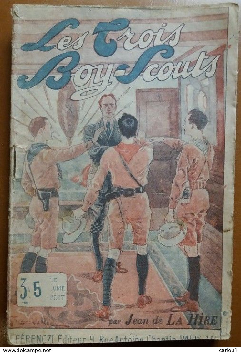 C1 SCOUT Jean De LA HIRE Les TROIS BOY SCOUTS # 19 1920 Le ROI DES TEMPETES Port Inclus France - Movimiento Scout