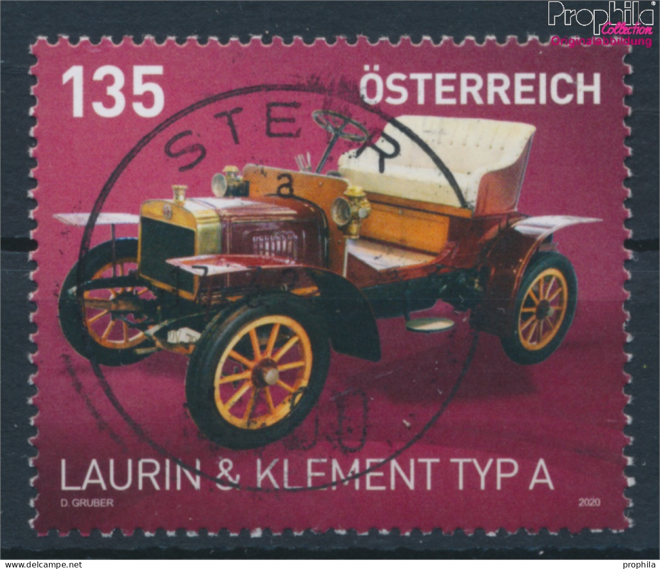 Österreich 3504 (kompl.Ausg.) Gestempelt 2020 Automobile (10404996 - Used Stamps