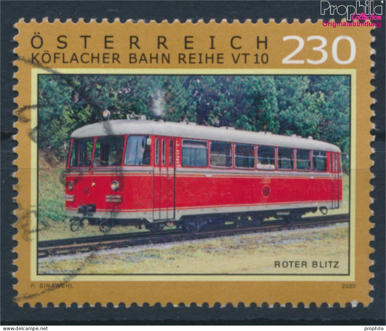 Österreich 3533 (kompl.Ausg.) Gestempelt 2020 Eisenbahnen (10404987 - Oblitérés