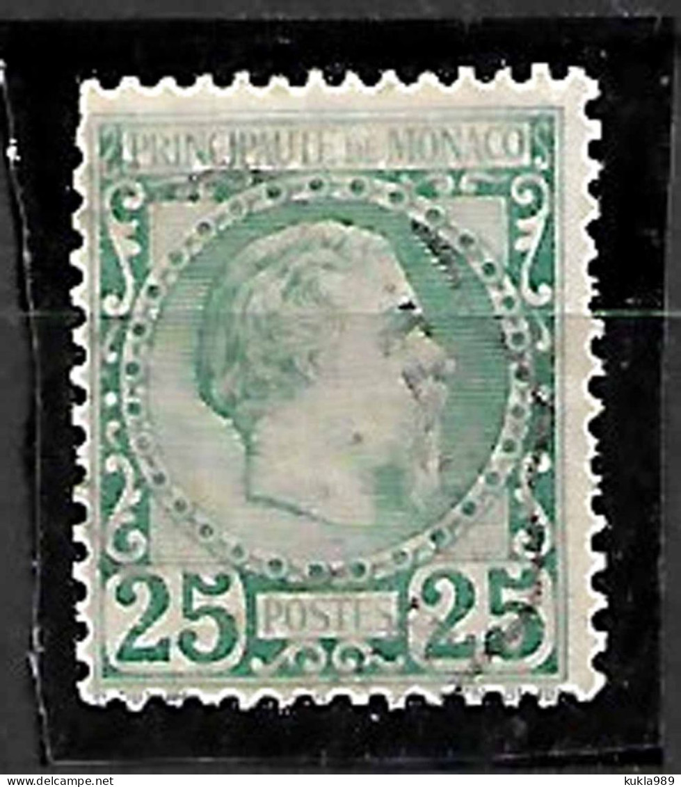 MONACO STAMPS 1885 ,Sc.#6, USED - Used Stamps