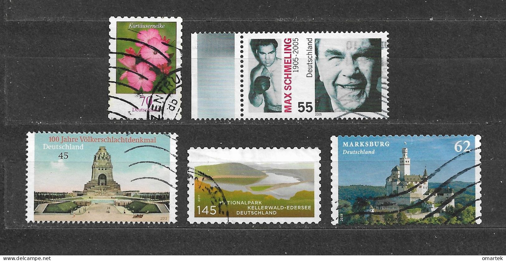 Deutschland Germany BRD ⊙ 5 Stamps Briefmarken. Lot 15. - Oblitérés