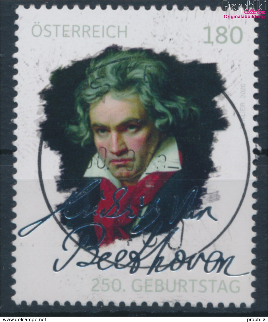 Österreich 3553 (kompl.Ausg.) Gestempelt 2020 Ludwig Van Beethoven (10404977 - Gebraucht