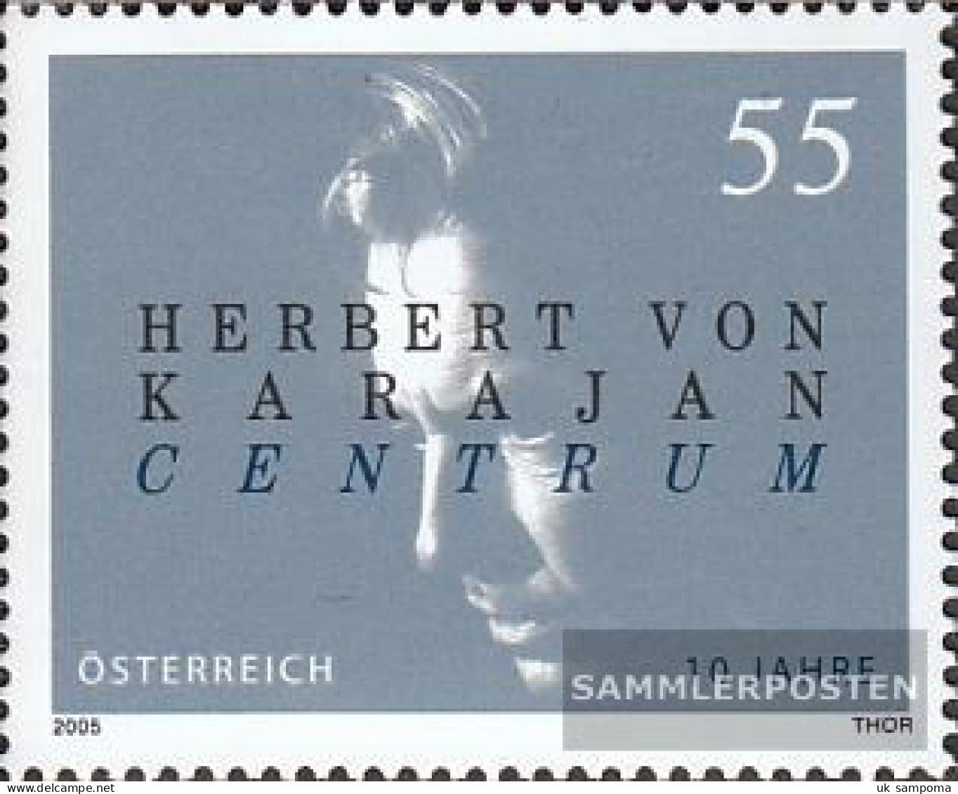 Austria 2507b (complete Issue) Brighter Color Unmounted Mint / Never Hinged 2005 Karajan - Unused Stamps