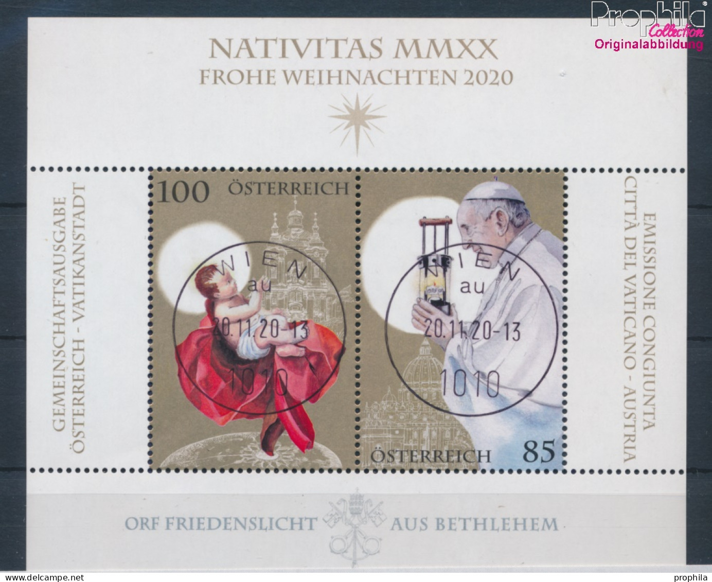 Österreich Block120 (kompl.Ausg.) Gestempelt 2020 Weihnachten (10404974 - Used Stamps